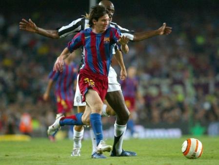 Messi puso en aprietos a la Juventus en el Gamper del año 2005.