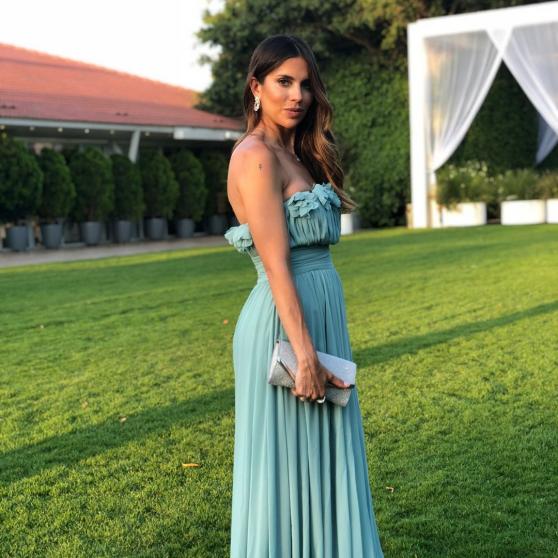 Melissa en la boda de Sergi Roberto y Coral Simanovich.