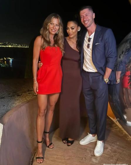 Allí coincidieron con la cantante Nicole Scherzinger.