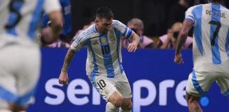 Leo Messi ante Canadá en la Copa América