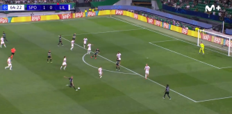 Debast le pega con el alma para poner tierra de por medio en el Sporting Club vs Lille