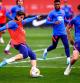 El canterano del Atlético de Madrid Marco Moreno, convocado con el primer equipo colchonero.