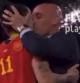 El famoso 'pico' entre Hermoso y Rubiales