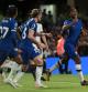 London (United Kingdom), 25/08/2023.- Chelsea's Raheem Sterling celebrates scoring their 1-0 goal during the Premier League match between Chelsea and Luton Town in London, Britain, 25 August 2023. (Reino Unido, Londres) EFE/EPA/Daniel Hambury EDITORIAL USE ONLY. No use with unauthorized audio, video, data, fixture lists, club/league logos or 'live' services. Online in-match use limited to 120 images, no video emulation. No use in betting, games or single club/league/player publications.