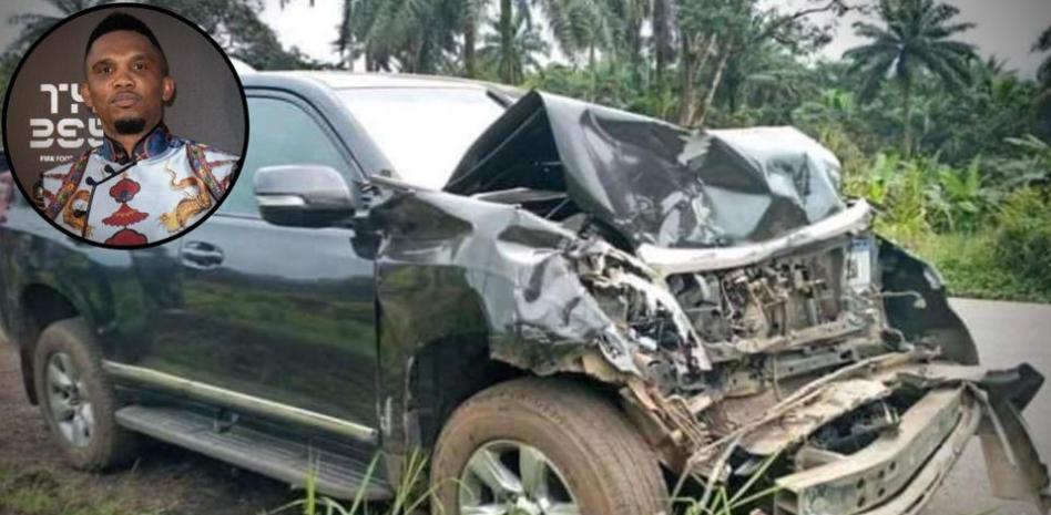 Eto’o sufre un accidente con su coche en Camerún