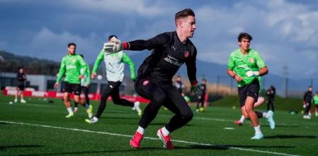 Primer día de Ter Stegen en Montilivi con la mirada puesta en LaLiga