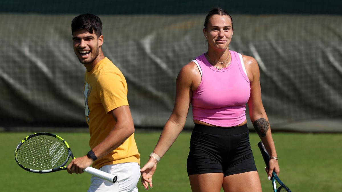 La proposición de Sabalenka a Alcaraz: El año pasado le obligué y creo que este año lo puedo conseguir de nuevo
