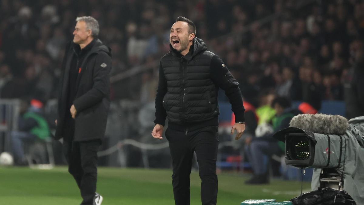 El 5-0 ante el PSG deja a De Zerbi muy tocado en el Marsella: No tengo la solución