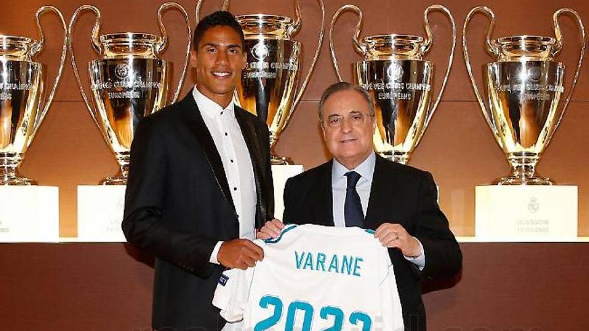 Varane, ex jugador del Real Madrid: Florentino Pérez trabaja en el interés de nuestro deporte