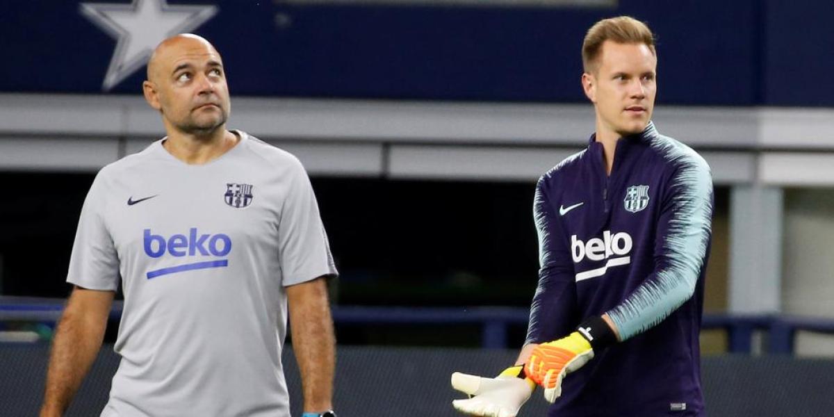 Buena noticia para Ter Stegen: De la Fuente continúa