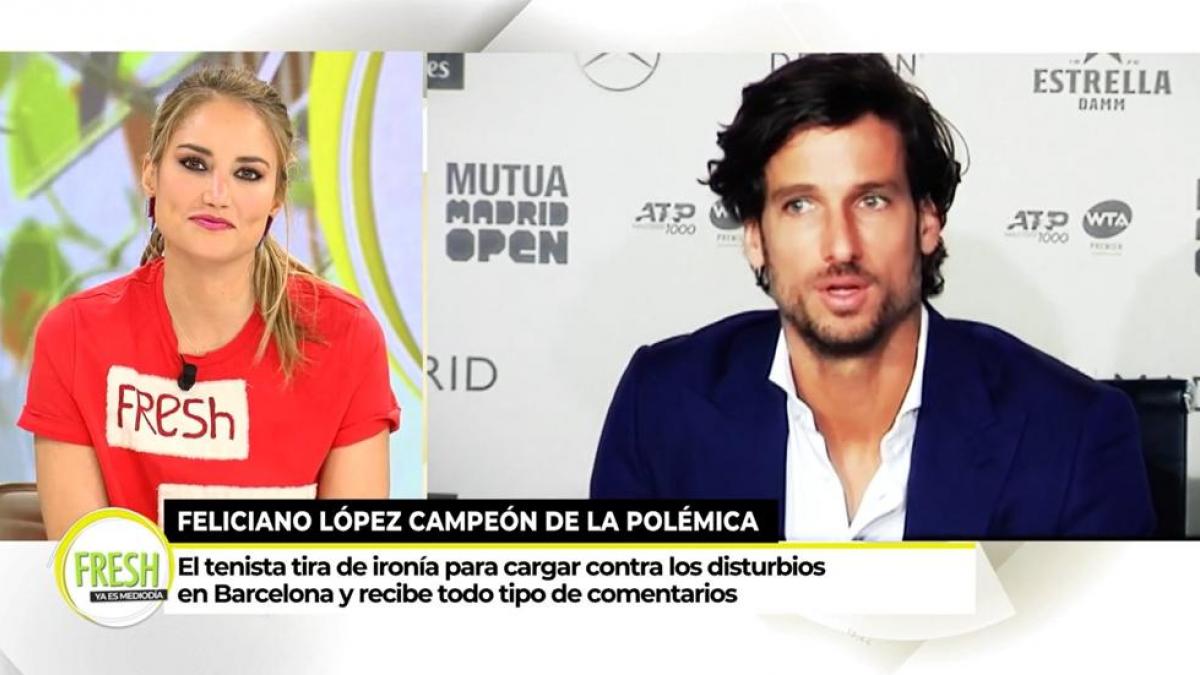 Alba Carrillo ataca con saña a Feliciano López por sus palabras sobre Djokovic