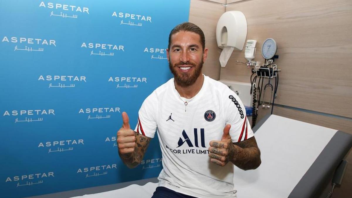 Sergio Ramos debuta como titular ante el Saint-Étienne