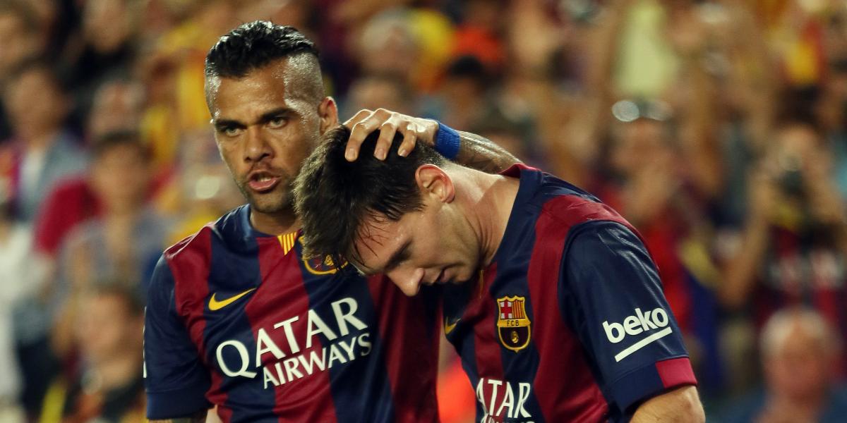 Solo Messi supera a Alves en una cosa en el Barça