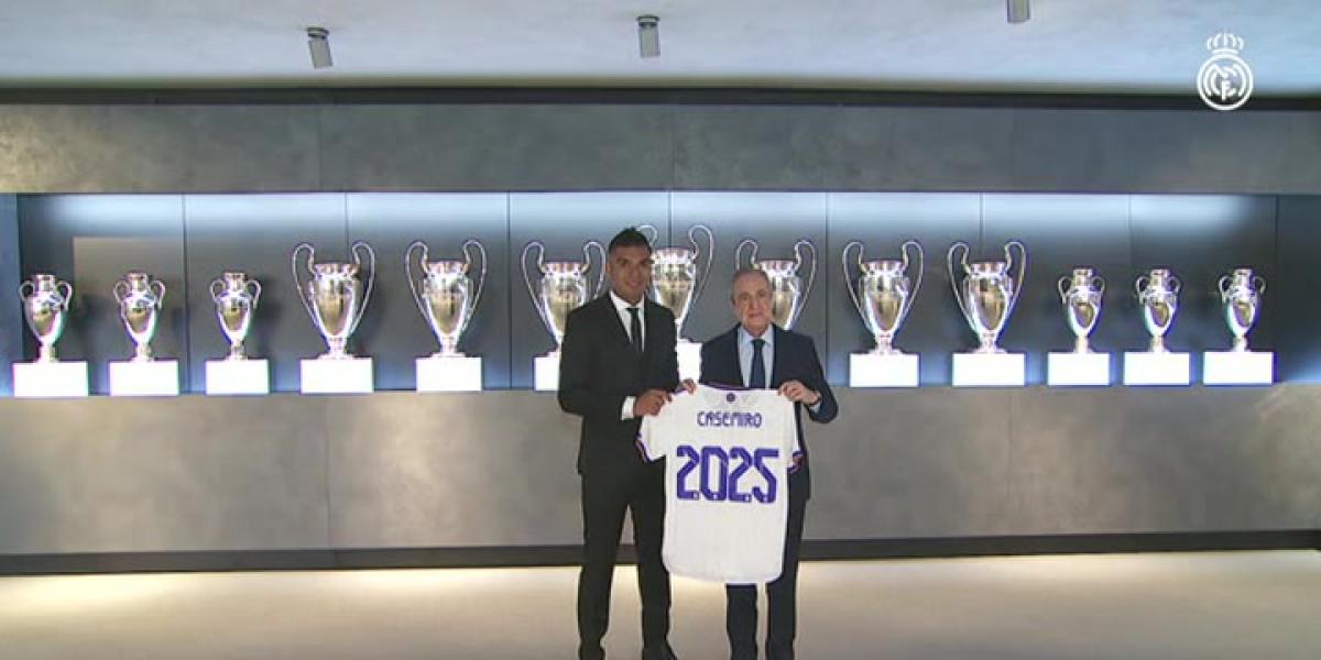 Casemiro renueva hasta 2025