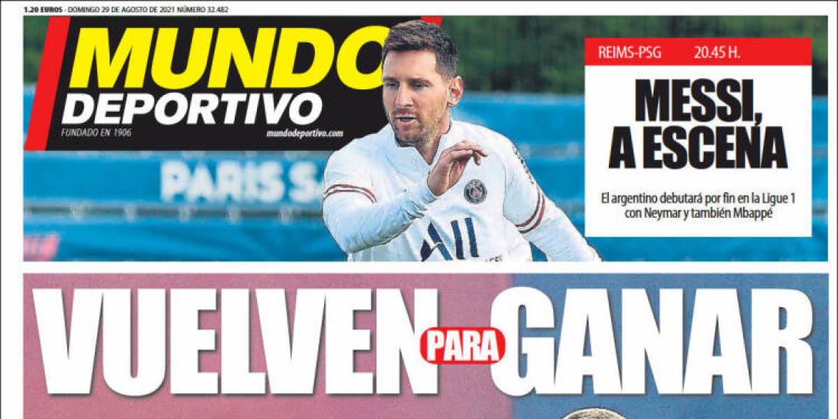 Las portadas deportivas de este domingo 29 de agosto
