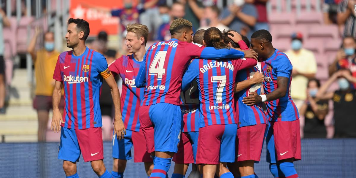 Uno por uno del Barça al descanso