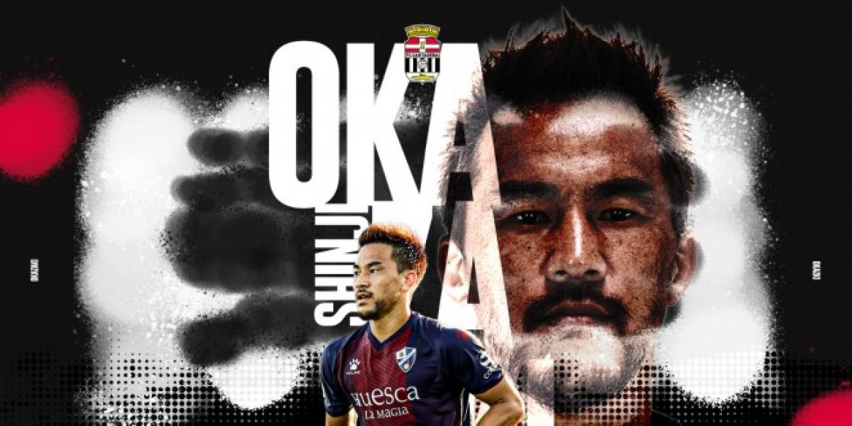 Okazaki, nuevo delantero del Cartagena