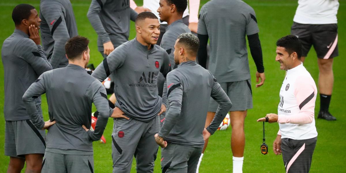 Messi, Neymar y Mbappé, titulares ante el Brujas