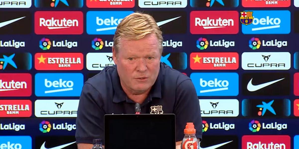 Koeman: Tengo ojos y orejas, se filtran cosas pero no me han dicho nada