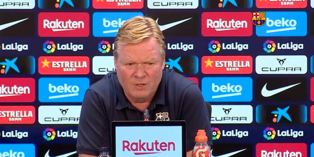 Así ha sido la rueda de prensa de Koeman | Previa Barcelona - Valencia