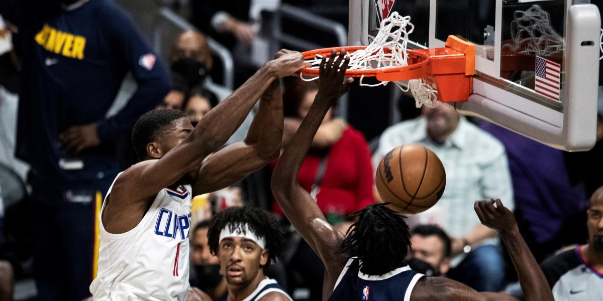 103-102. Los Clippers, sin sus estrellas, ganan a los Nuggets de un flojo Campazzo
