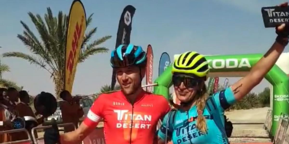 Konny Looser y Ariadna Ródenas se coronan en la Titan Desert
