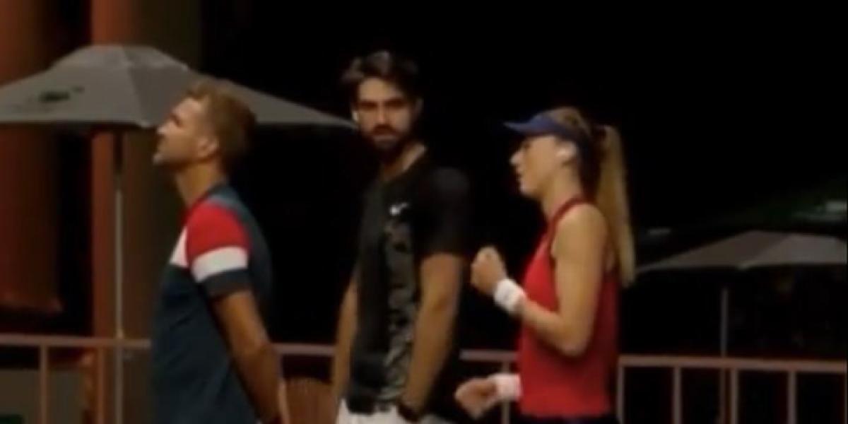 El viral baile de Paula Badosa antes de jugar un partido