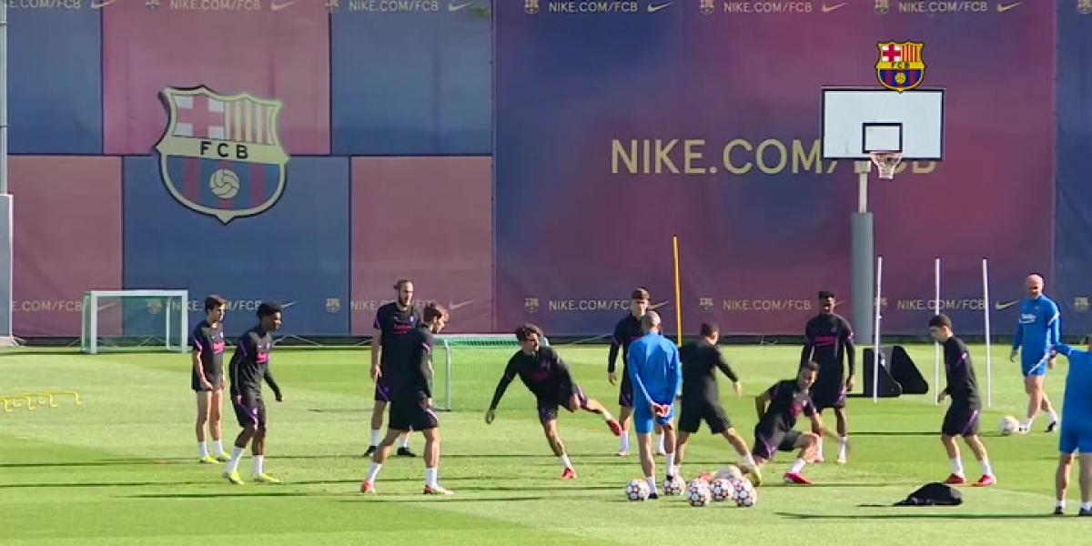 Última sesión antes del duelo vital ante el Dinamo