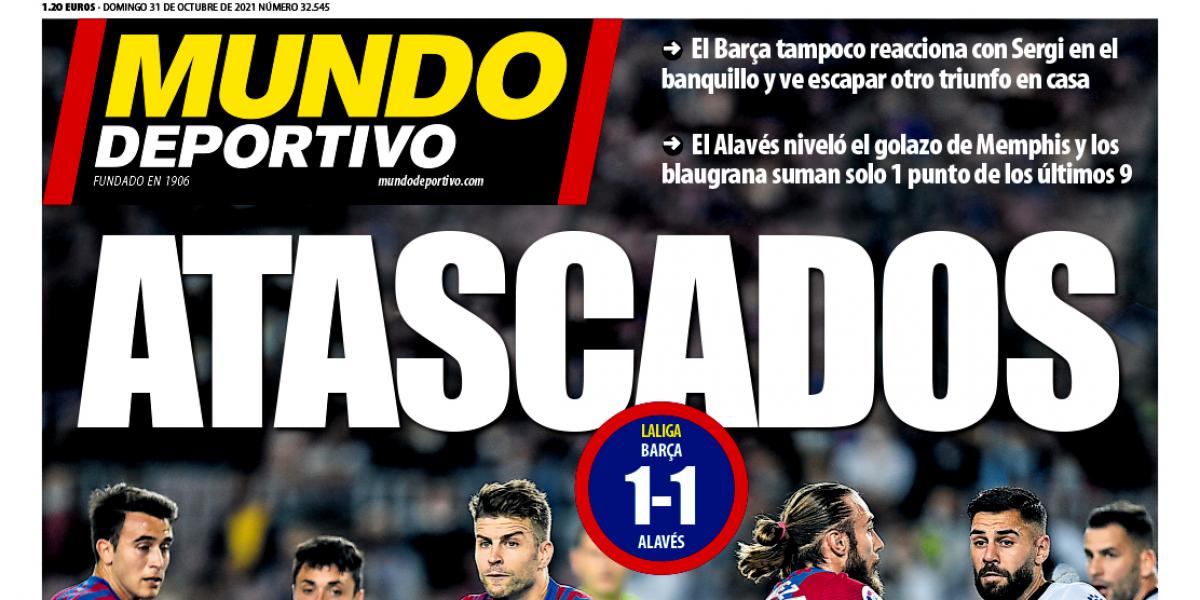Portada Mundo Deportivo, domingo 31 de octubre de 2021