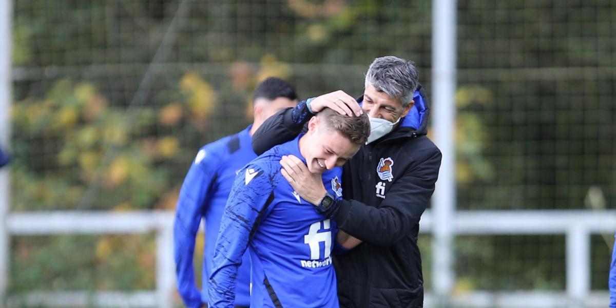 La Real se entrena sin Oyarzabal ¡y sin Isak!