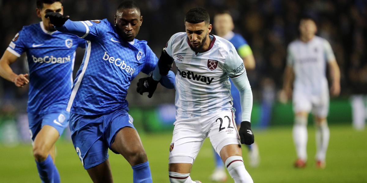 2-2: Doblete de un gran Benrahma para el West Ham en Genk