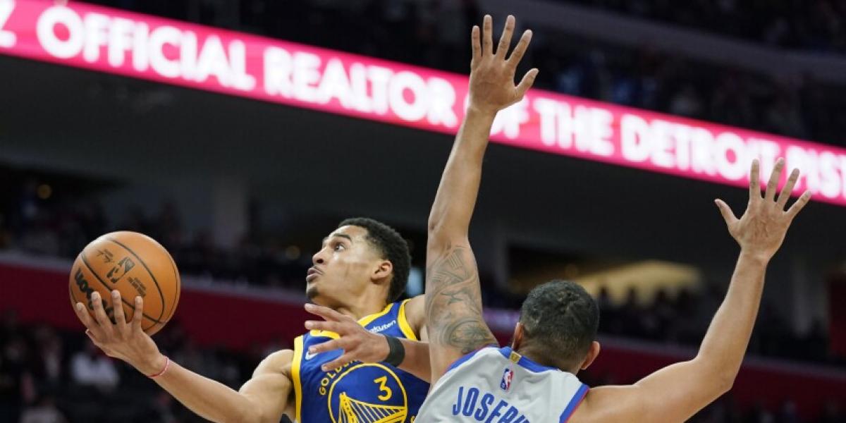 Ni Curry ni Dray pero los Warriors siguen dominando: triunfo ante Pistons