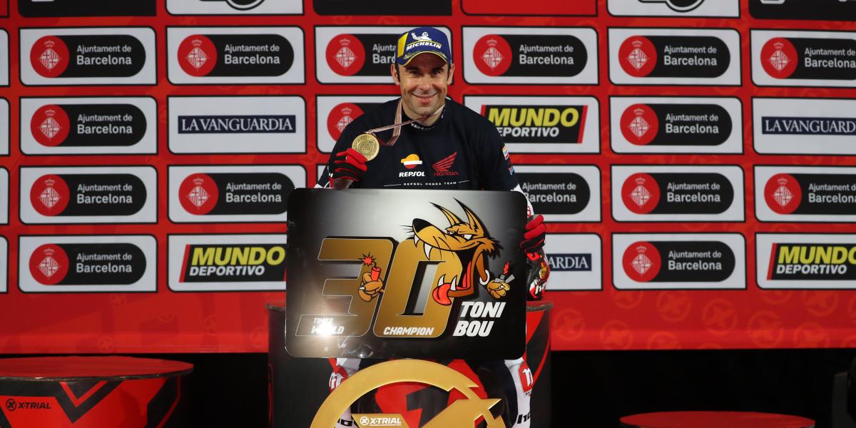 Toni Bou conquista el titulo mundial y el Trial de Barcelona
