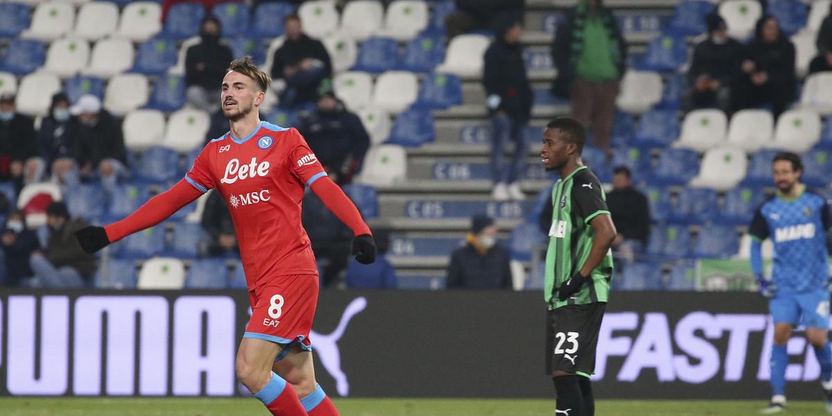 2-2: El líder Nápoles sufre en Sassuolo tras ir ganando 0-2