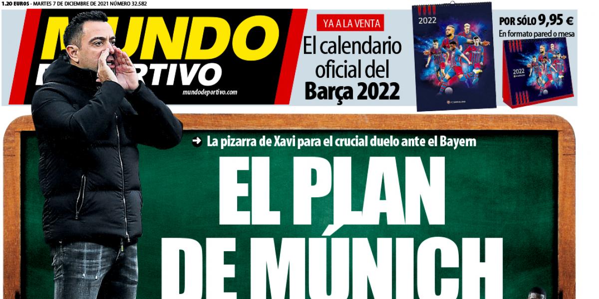 La Champions, en las portadas del martes 7 de diciembre