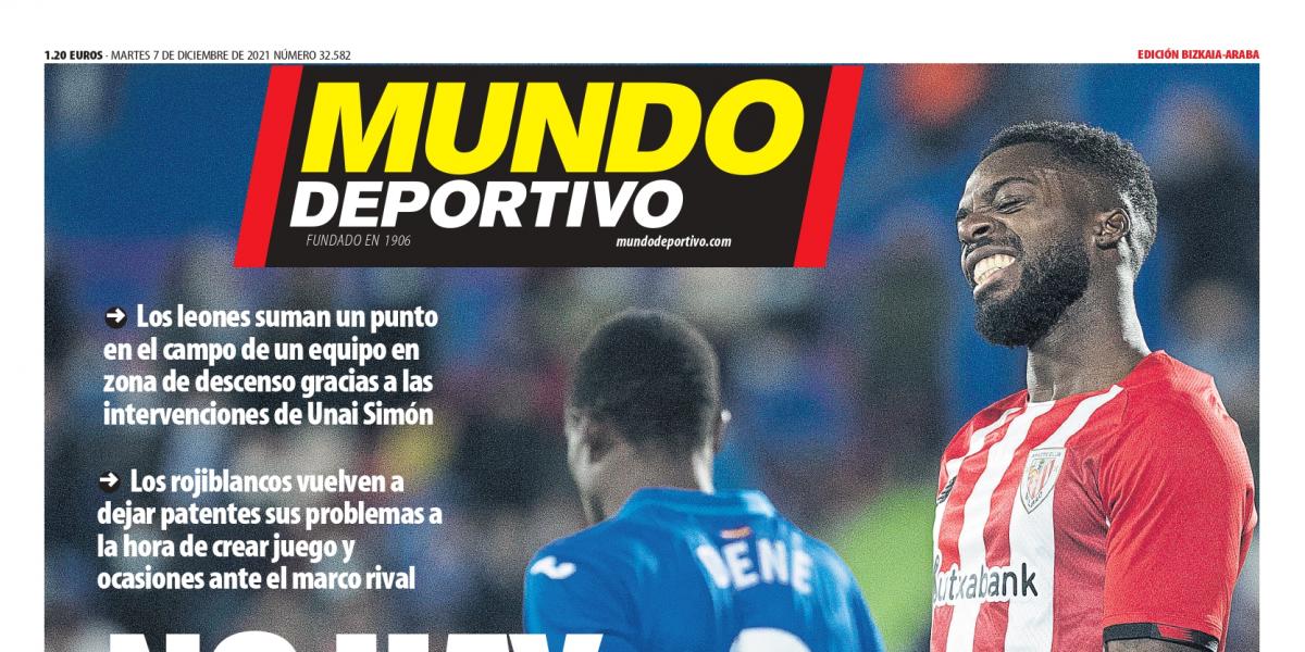 Portada de MD Bizkaia-Araba de hoy martes