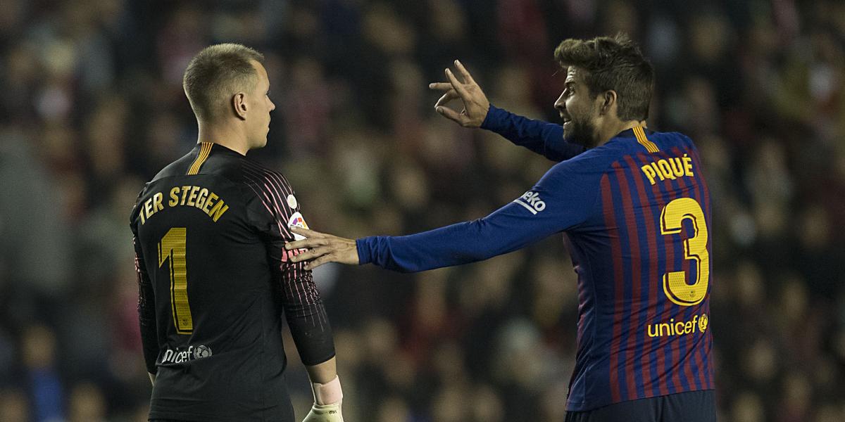 Ter Stegen y Piqué, en todas las debacles de las últimas seis Champions