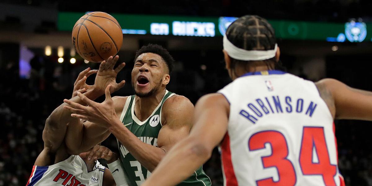 Naufragio de los campeones: Milwaukee cae en casa ante Detroit