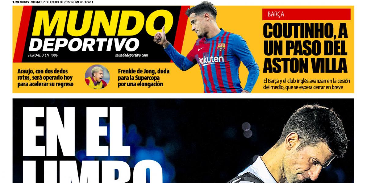 Portada Mundo Deportivo, viernes 7 de enero de 2022