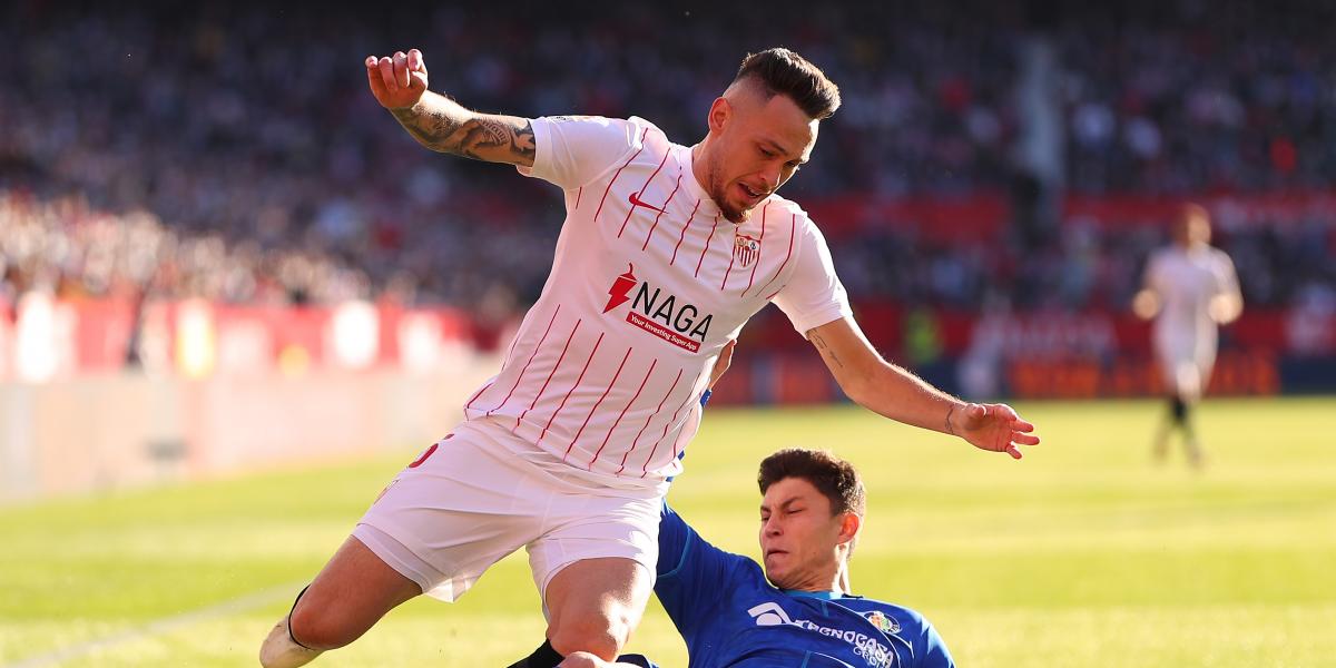 Ocampos, Martial y Munir, ataque del Sevilla; Petkovic y Orsic, en el Dinamo