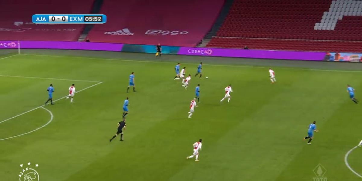 Golazo de Tagliafico en la goleada del Ajax sobre Excelsior (9-0) en la Copa de Países Bajos