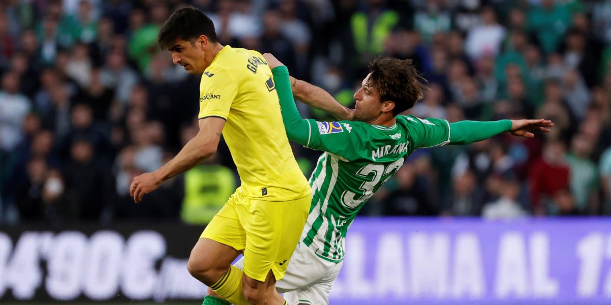 Gerard Moreno, baja contra el Madrid y la Juve