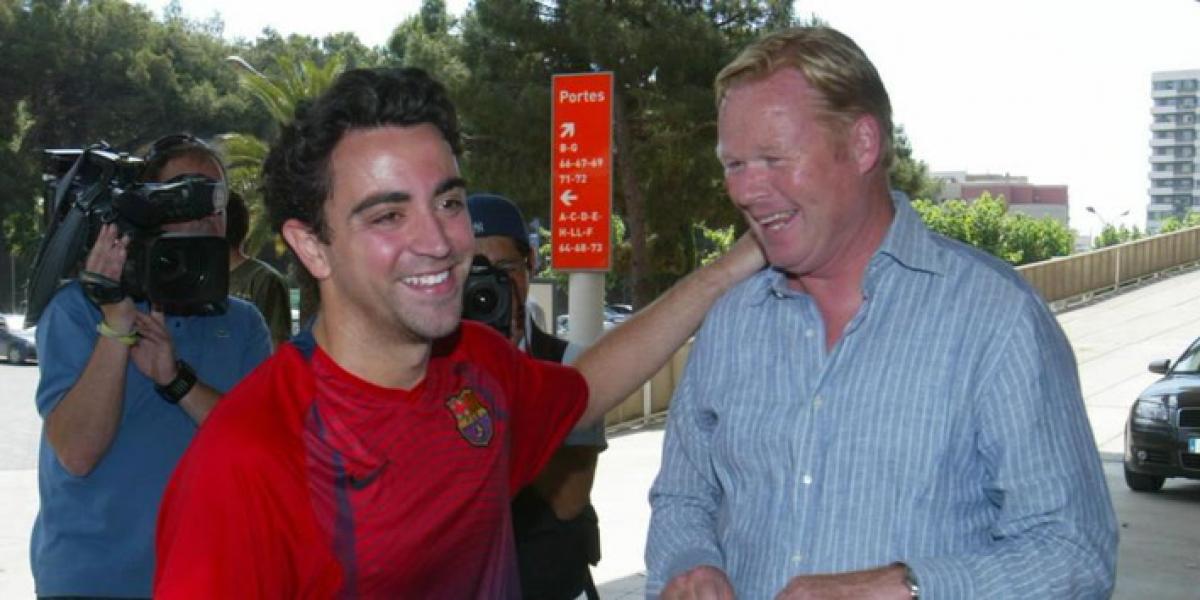 Xavi: Solo puedo decir buenas palabras de Koeman, es una leyenda del club