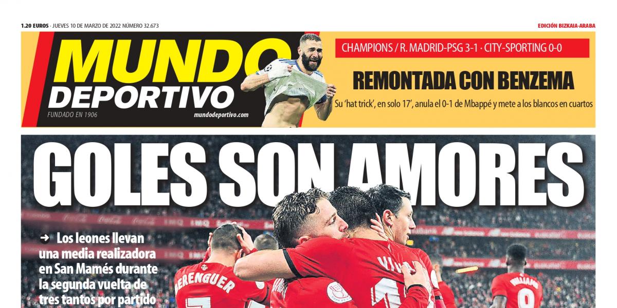 Portada de MD Bizkaia-Araba de hoy jueves