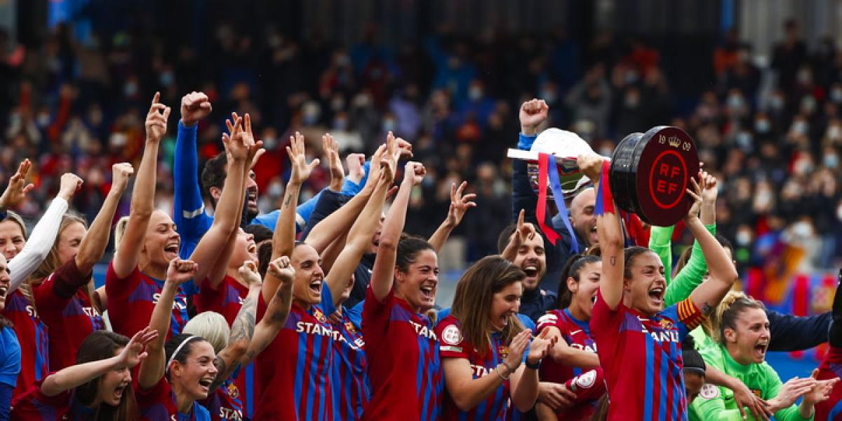 Campeonas de Liga con manita al Madrid