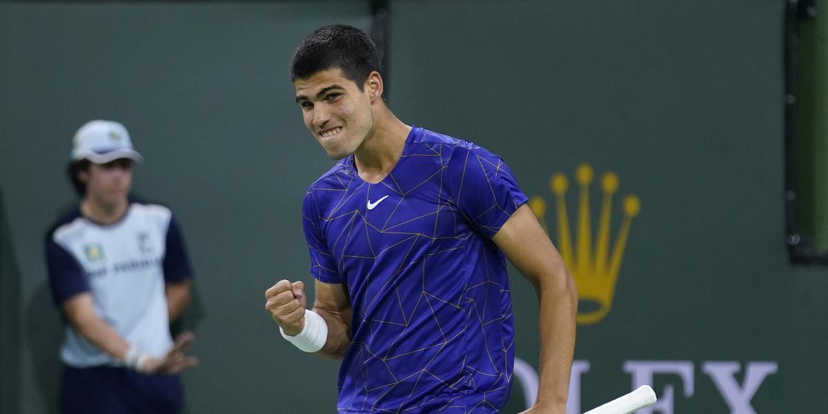 Un imponente Alcaraz fulmina a Monfils y se cita con el campeón en Indian Wells