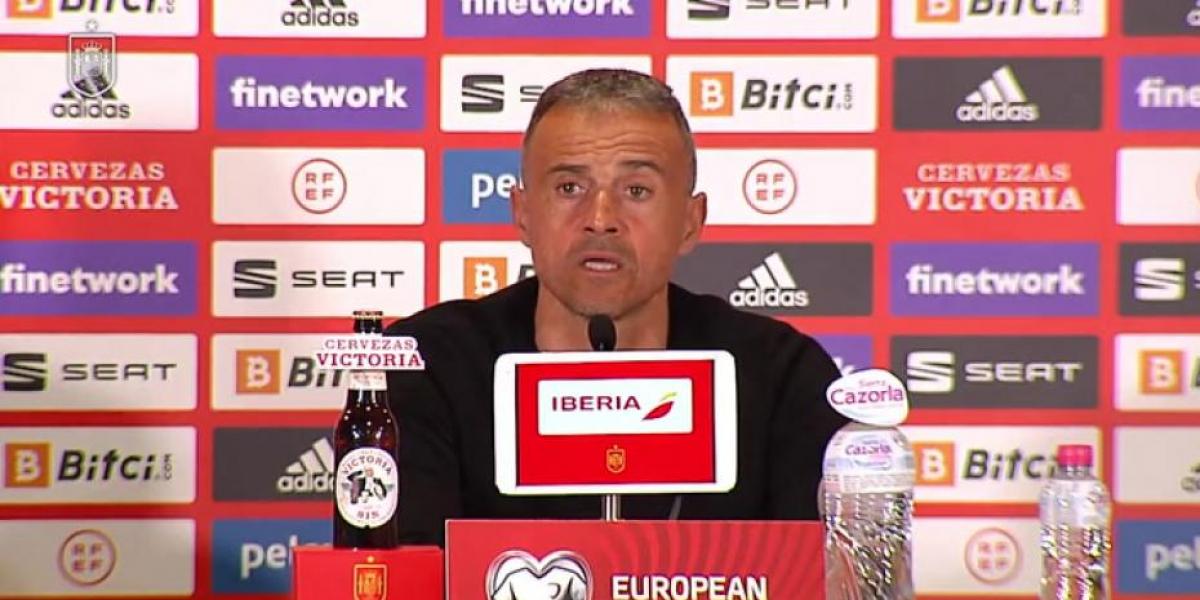 Rueda de prensa de Luis Enrique y Pedri, en directo