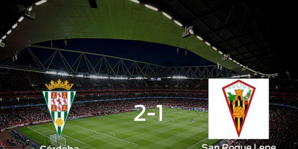 El Córdoba gana 2-1 frente al San Roque Lepe