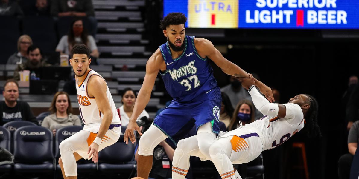 Los Wolves sucumben ante los Suns y su vendaval ofensivo del último cuarto
