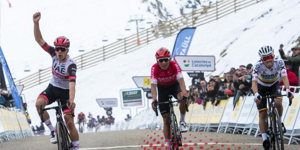 Joao Almeida gana la etapa reina y Nairo Quintana es el nuevo líder de la Volta